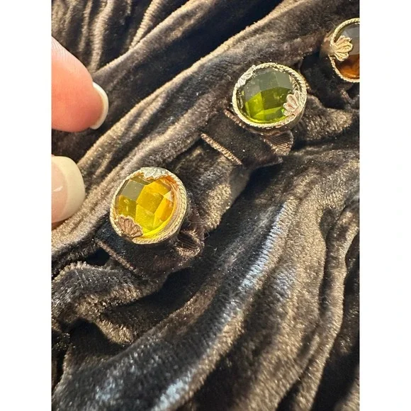 Alberto Malaki Renaissance Blouse Shirt Top Lace Women's size L Long Sleeve - Picture 8 of 8